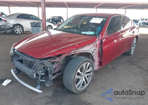 2015 Infiniti Q50 Premium/Sport from USA, damaged, VIN JN1BV7AP6FM343799